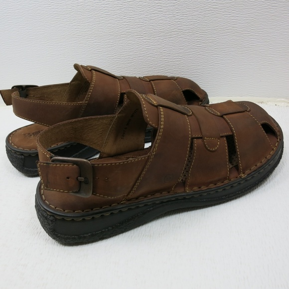 Born Nubuck Leather Fisherman Sandal Shoes 13 47.5 - Picture 3 of 7